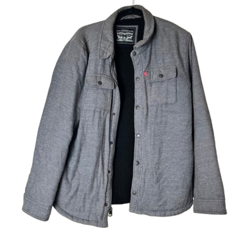 LEVI STRAUSS & Co. Levi's Sherpa Lined Shirt Jacket Size Large